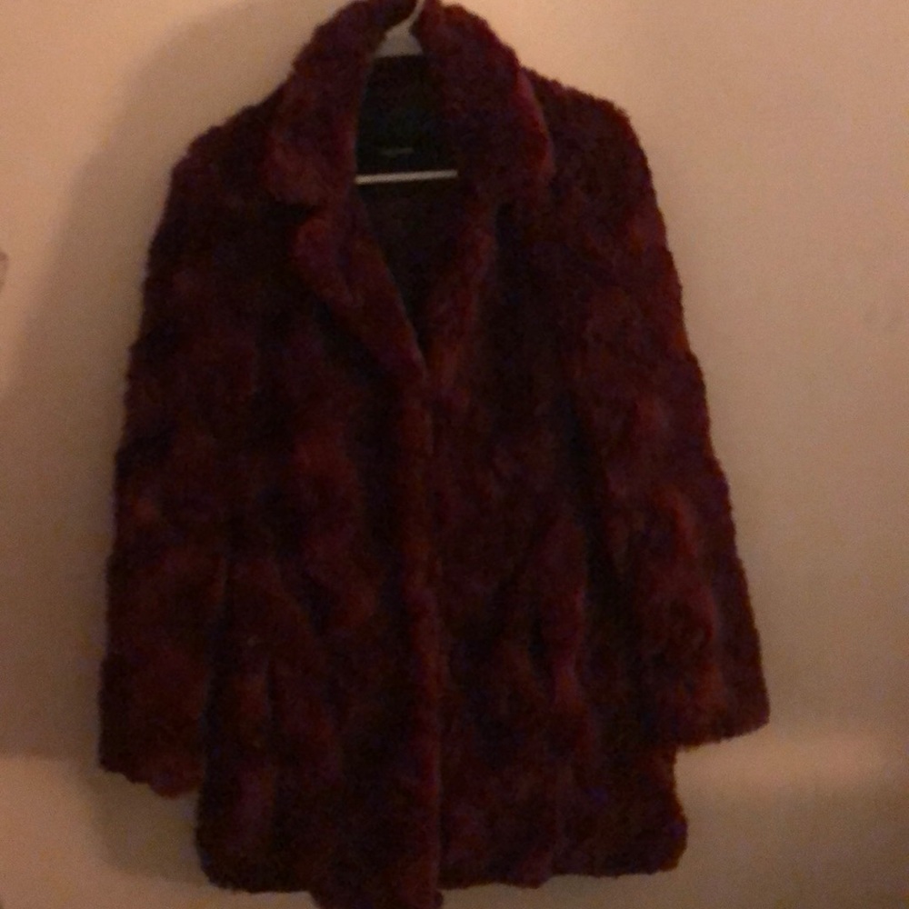 Faux fur jacket